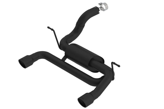 Borla 18-19 Jeep Wrangler JL/JLU 2.0L 4Cyl 2DR/4DR Axle Back Exhaust S-Type w/ 3.5in Tips - Black - awdtuningtx
