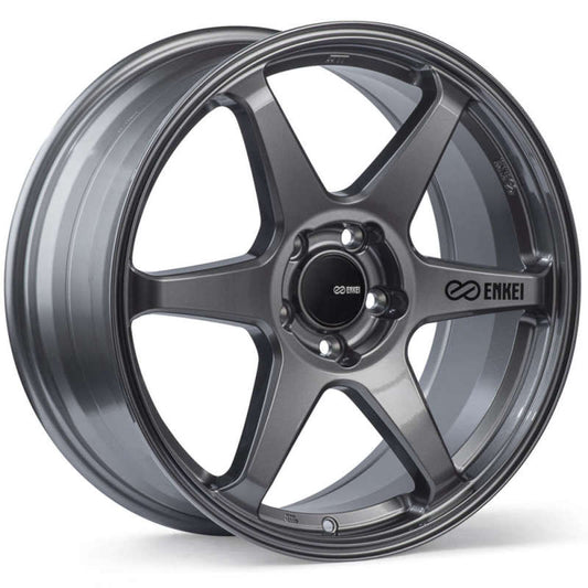 Enkei T6R 18x9.5 45mm Offset 5x100 Bolt Pattern 72.6 Bore Gloss Gunmetal Wheel - awdtuningtx