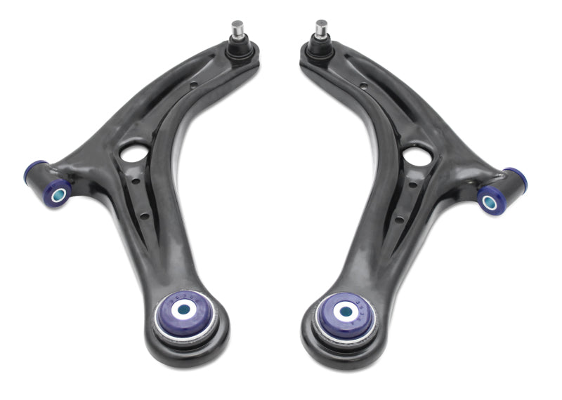 SuperPro 14-19 Ford Fiesta ST Front Lower Control Arm Set w/ Preinstalled SuperPro Bushings - awdtuningtx