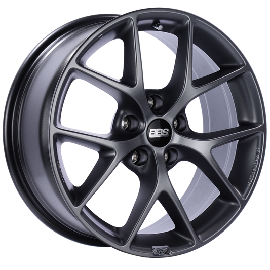 BBS SR 18x8 5x112 ET35 Satin Grey Wheel -82mm PFS/Clip Required - awdtuningtx