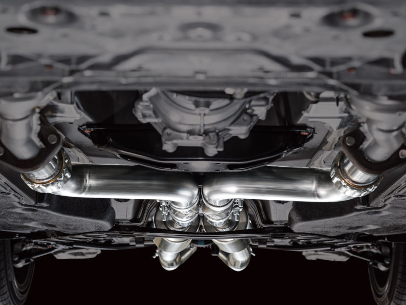 AWE 2023 Nissan Z RZ34 RWD Track Edition Catback Exhaust System w/ Chrome Silver Tips - awdtuningtx