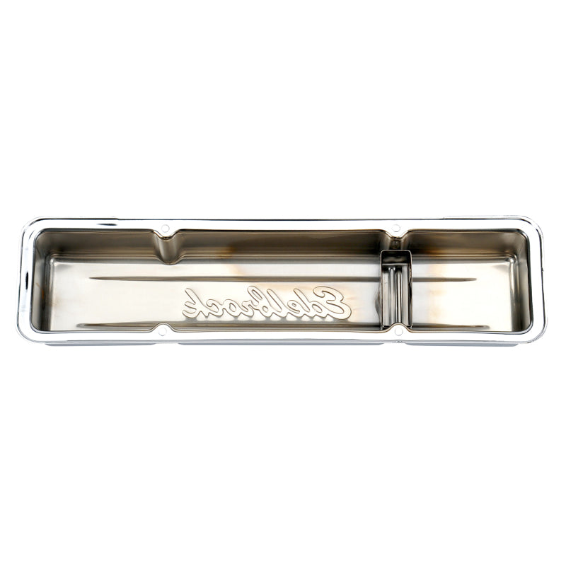 Edelbrock Valve Cover Signature Series Chevrolet 1959-1986 262-400 CI V8 Low Chrome - awdtuningtx