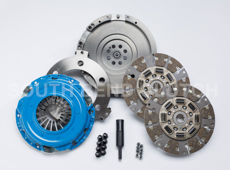 South Bend Clutch 01-09/2005 Chevy 6.6L Duramax LLY-LB7 Street Dual Disc Clutch Kit - awdtuningtx
