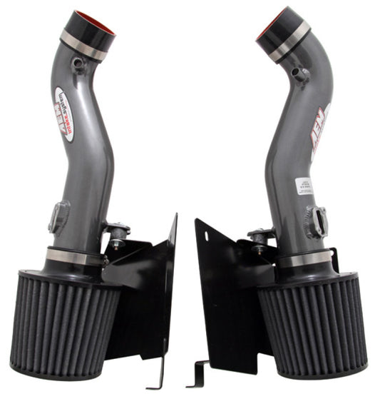 AEM 07 350z Silver Dual Inlet Cold Air Intakes w/ Heat Sheilds - awdtuningtx