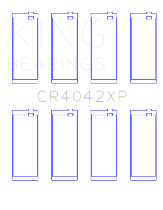 King BMW M40/M42/M43/M44 1.6L/1.8L/1.9L (Size .026) Connecting Rod Bearings (Set of 4) - awdtuningtx