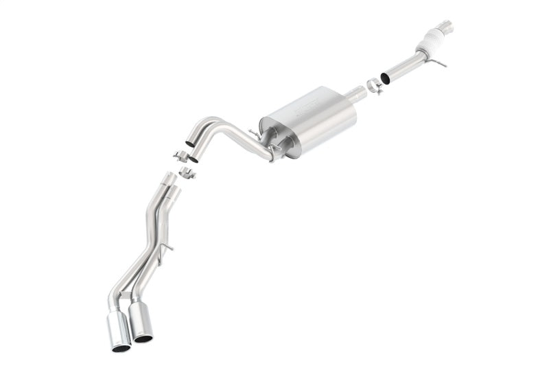 Borla Touring Cat Back 15-16 Chevy Tahoe 5.3L V8 2.75in, 2.25in Dual Same Side Exit 4in Tips - awdtuningtx