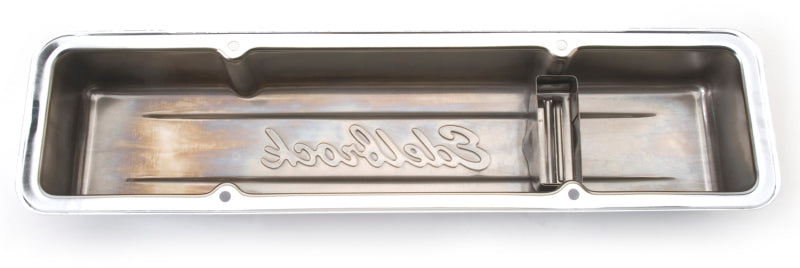 Edelbrock Valve Cover Signature Series Chevrolet 1959-1986 262-400 CI V8 Low Chrome - awdtuningtx