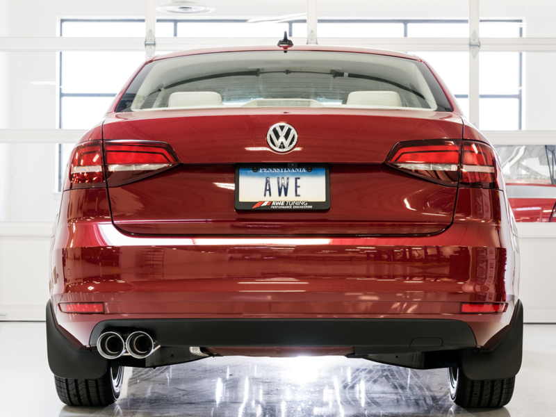 AWE Tuning 09-14 Volkswagen Jetta Mk6 1.4T Touring Edition Exhaust - Chrome Silver Tips - awdtuningtx