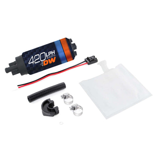 Deatschwerks DW420 Series 420lph In-Tank Fuel Pump w/ Install Kit For Forester 97-07 Impreza - awdtuningtx