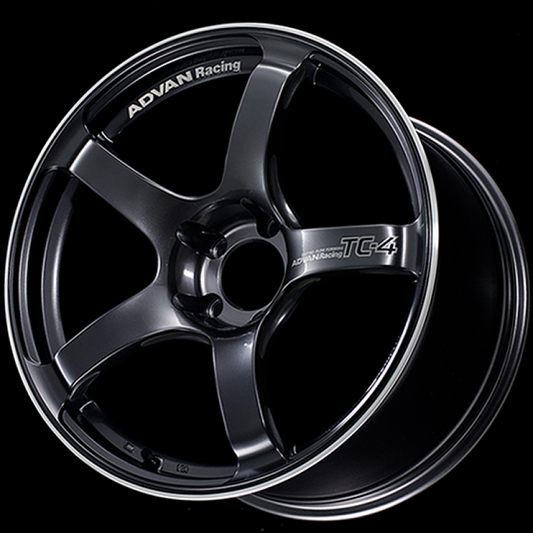 Advan TC4 18x9.5 +12 5-114.3 Racing Gunmetallic and Ring Wheel - awdtuningtx