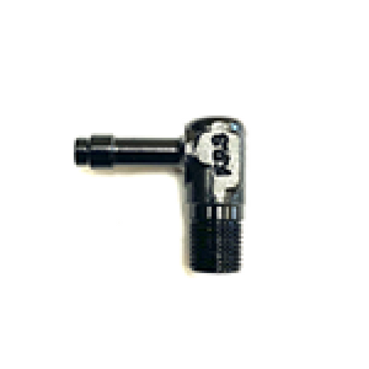 Fragola 1/4 Hose Barb x 1/8 NPT 90 Degree Low Profile - Black - awdtuningtx
