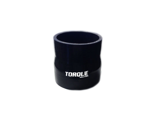 Torque Solution Transition Silicone Coupler: 2.75 inch to 3 inch Black Universal - awdtuningtx