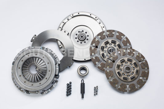 South Bend Clutch 94-98 Ford 7.3 Powerstroke ZF-5 Street Dual Disc Organic Clutch Kit - awdtuningtx