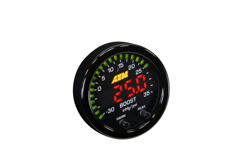 AEM X-Series Boost Pressure -30inHg 35psi Gauge - awdtuningtx