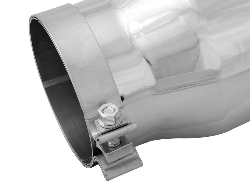 aFe Diesel Exhaust Tip Bolt On Black 5in Inlet x 7in Outlet x 12in - Right - awdtuningtx