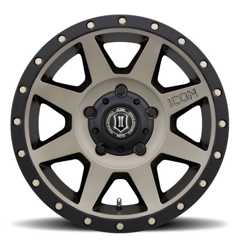 ICON Rebound 18x9 5x150 25mm Offset 6in BS 110.1mm Bore Bronze Wheel - awdtuningtx