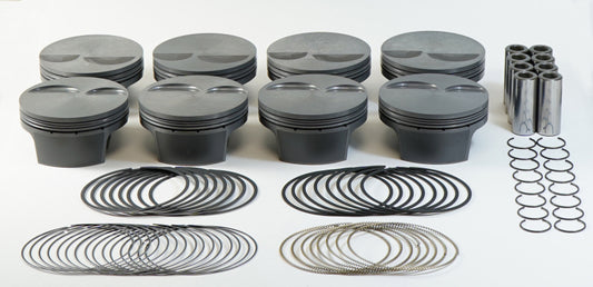 Mahle MS Piston Set LS7 430cid 4.135in Bore 4.000in Stroke 6.067in Rod .927in Pin -2.5cc 11.8 CR - awdtuningtx