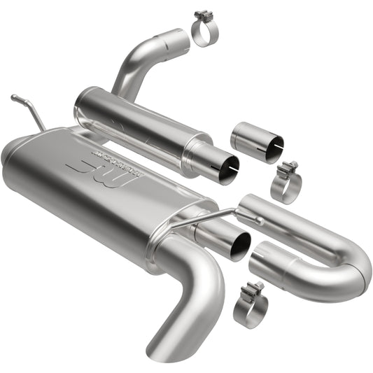 MagnaFlow 18-23 Jeep Wrangler JL 2.0L/3.6L Overland Series Axle-Back Exhaust - awdtuningtx