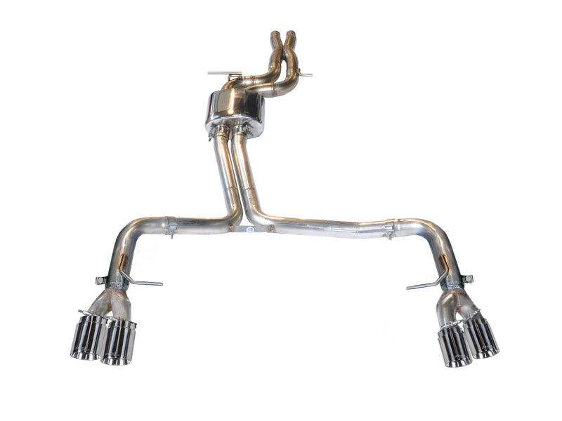 AWE Tuning Audi B8.5 S5 3.0T Track Edition Exhaust - Chrome Silver Tips (90mm) - awdtuningtx