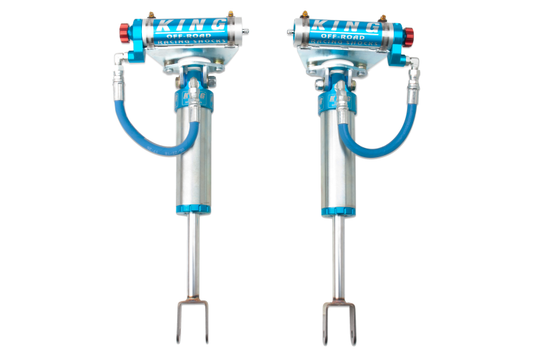King Shocks 2011+ Chevrolet Silverado 2500/3500/HD Front 2.5 Dia Remote Res Shock w/Adjuster (Pair) - awdtuningtx