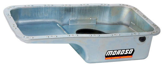 Moroso Acura/Honda 1.6L B16A3 Stock (w/Oil Drainbacks) Wet Sump 4qt 6in Steel Oil Pan - awdtuningtx