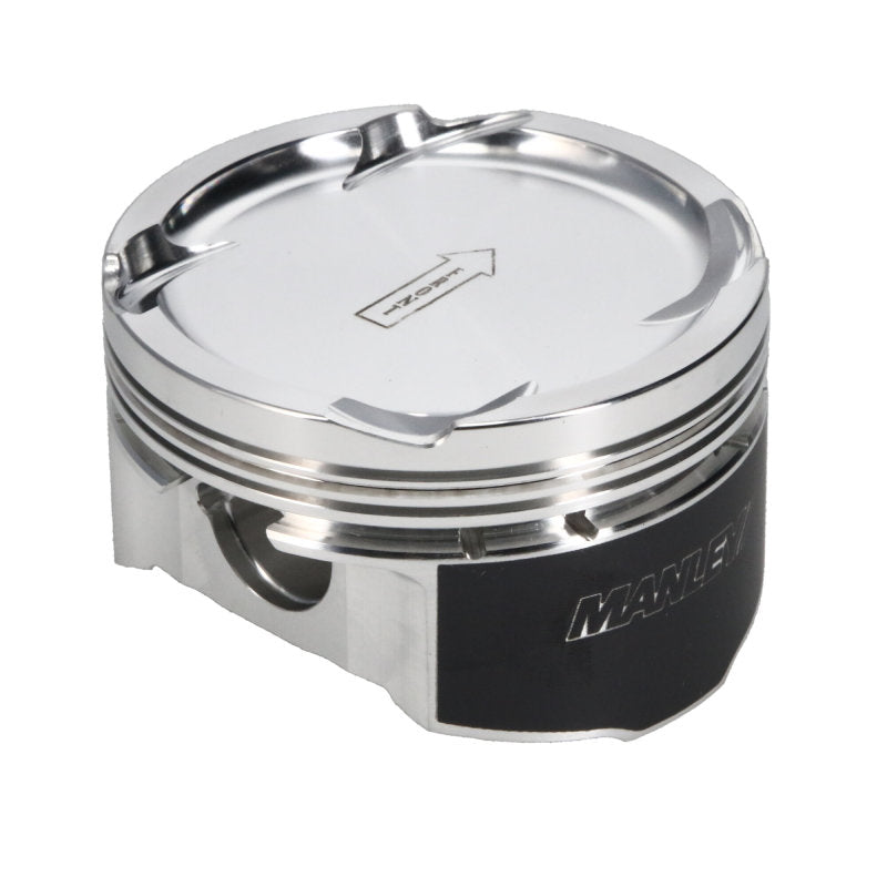 Manley 08+ Mitsubhi Evo X (4B11T) 94mm Stroker 86.5mm +0.5mm Bore 9.0:1 Dish Piston Set with Rings - awdtuningtx