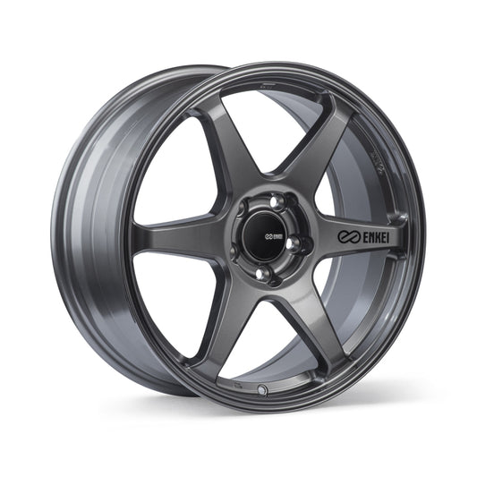 Enkei T6R 18x9.5 38mm Offset 5x114.3 Bolt Pattern 72.6 Bore Matte Gunmetal Wheel - awdtuningtx