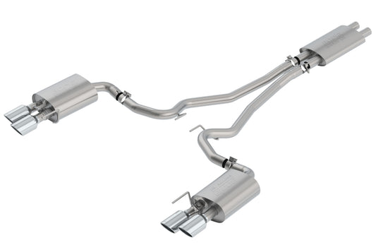 Borla 2018-2022 Ford Mustang GT Cat-Back Exhaust System Touring- Rolled Polished Tips - awdtuningtx