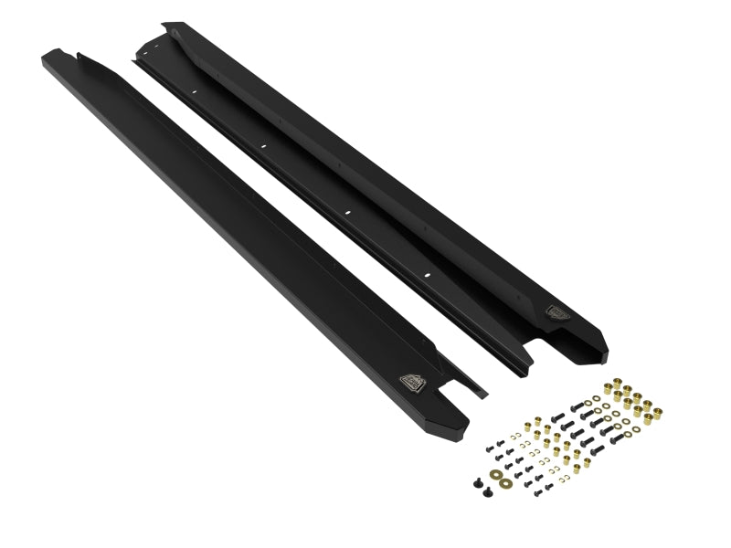 aFe POWER 15-19 Subaru Outback H4 2.5L / H6 3.6L Terra Guard Trail Steps - Black - awdtuningtx