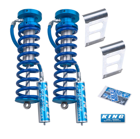 King Shocks 2005+ Ford F-250/F-350 4WD Front 2.5 Dia Remote Reservoir Coilover Conversion (Pair) - awdtuningtx