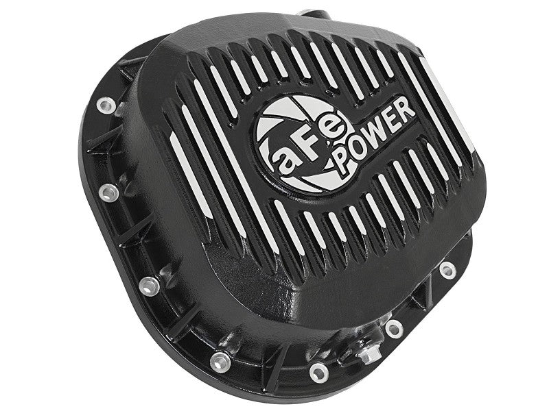 aFe Pro Series Rear Diff Cover Kit Black w/ Gear Oil 86-16 Ford F-250/F-350 V8 7.3L/6.0L/6.4L/6.7L - awdtuningtx