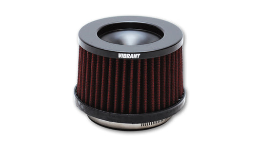 Vibrant The Classic Perf Air Filter 4.75in O.D. Cone x 3-5/8in Tall x 4in inlet I.D. Turbo Outlets - awdtuningtx