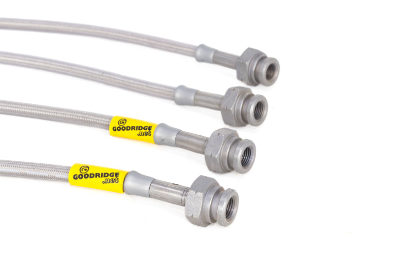 Goodridge 92-95 Honda Civic All Models w/ Rear Drum / 93-00 Del Sol Rear Drum SS Brake Lines - awdtuningtx