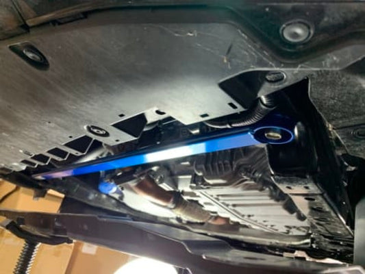 Cusco Power Brace Front Steel Bar - 17+ Honda Civic (except Type R/Sport) / 18+ Accord - awdtuningtx