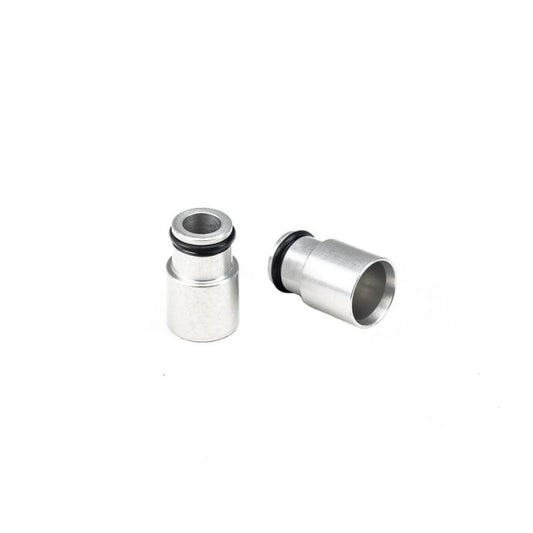Injector Dynamics +12mm Clear Anodize Bottom Adapter 14mm Lower O-Ring - awdtuningtx