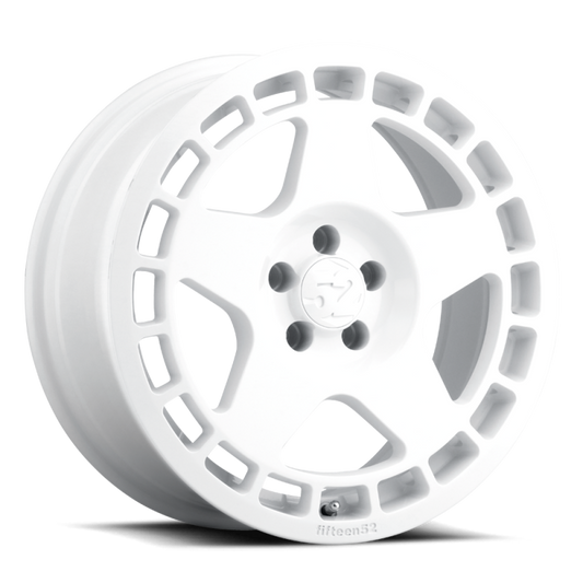 fifteen52 Turbomac 18x8.5 5x114.3 30mm ET 73.1mm Center Bore Rally White Wheel - awdtuningtx