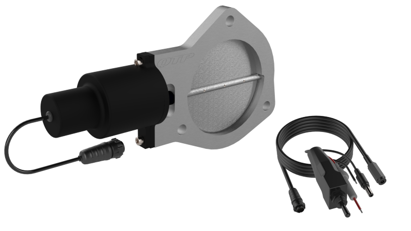 QTP 4in Bolt-On QTEC Electric Cutout Valve - Single - awdtuningtx