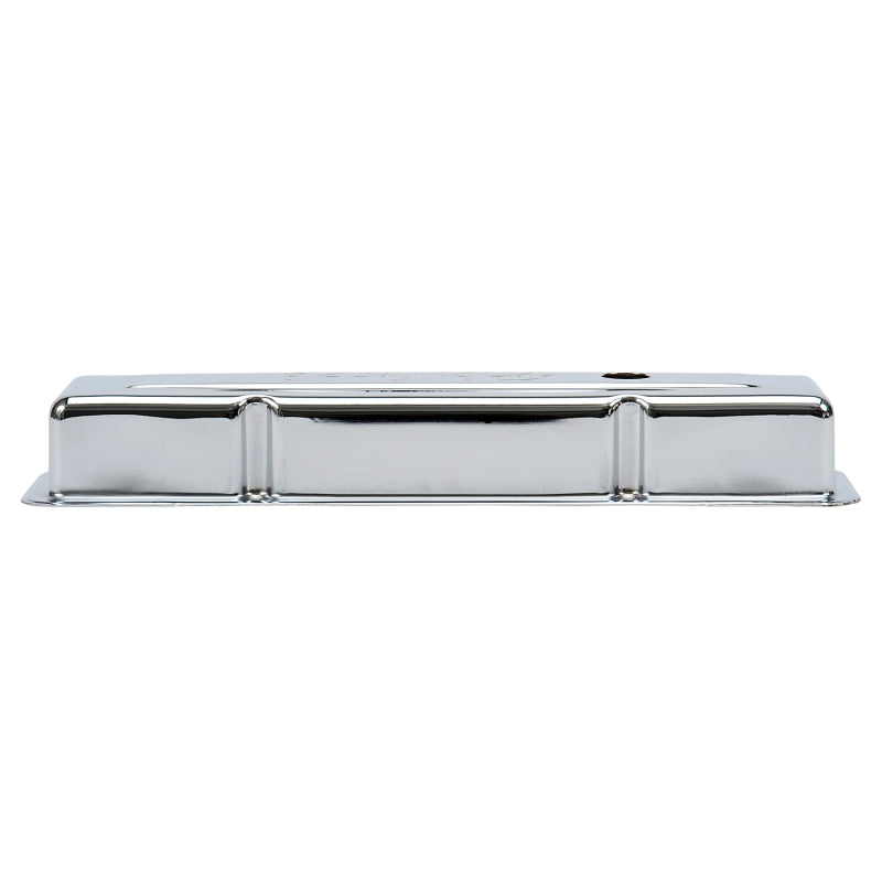 Edelbrock Valve Cover Signature Series Chevrolet 1959-1986 262-400 CI V8 Low Chrome - awdtuningtx