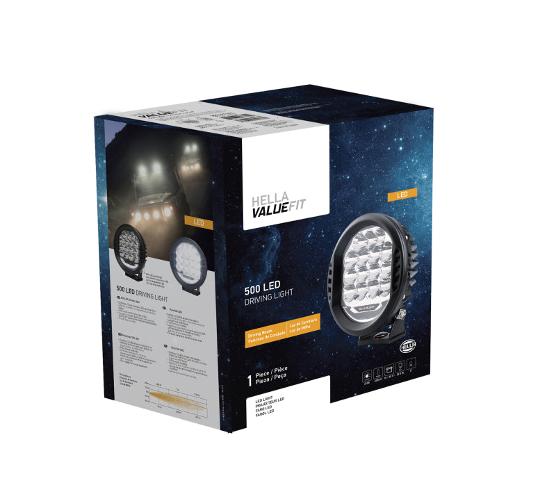 Hella 500 LED Driving Lamp - Single - awdtuningtx