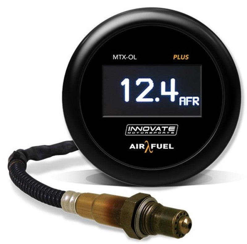 Innovate MTX-OL PLUS Wideband Digital Air/Fuel Ratio OLED Gauge Kit 8ft w/O2 Sensor - awdtuningtx