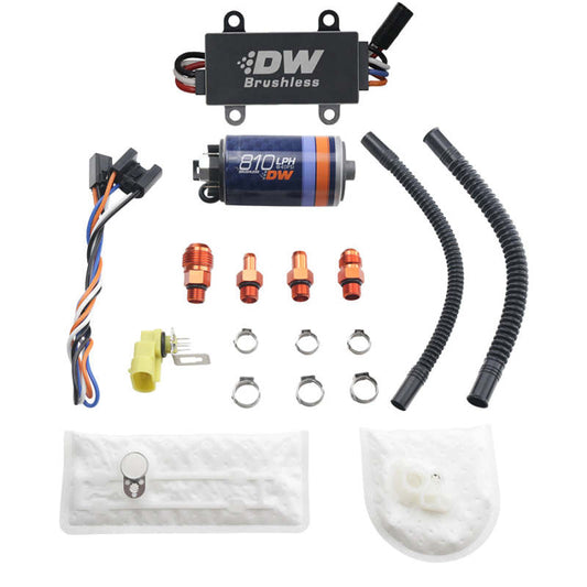 Deatschwerks DW810 Brushless 810lph In-Tank Brushless Fuel Pump w/ 9-1002 + Dual Speed Controller - awdtuningtx