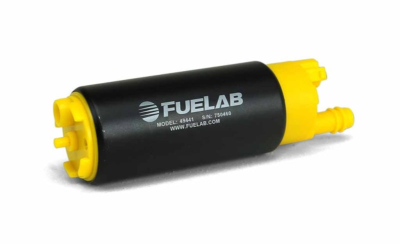 Fuelab 494 High Output In-Tank Electric Fuel Pump - 340 LPH In Offset From Out - awdtuningtx