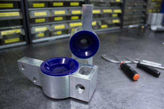 SuperPro 2012 Volkswagen Golf R Base Front Lower Inner Rearward Control Arm Bushing & Mount Assembly - awdtuningtx