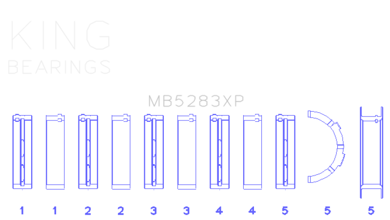 King Performance Main Race Bearing Set - Size Standard - awdtuningtx