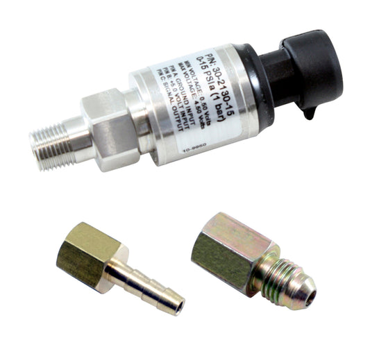 AEM 1 BAR MAP or 15 PSIA Stainless Steel Sensor Kit - awdtuningtx