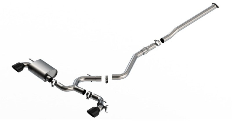Borla 22-23 Hyundai Kona N 2.0L 4 CYL. Turbo AT/MT ATAK Catback Exhaust Black Chrome - awdtuningtx