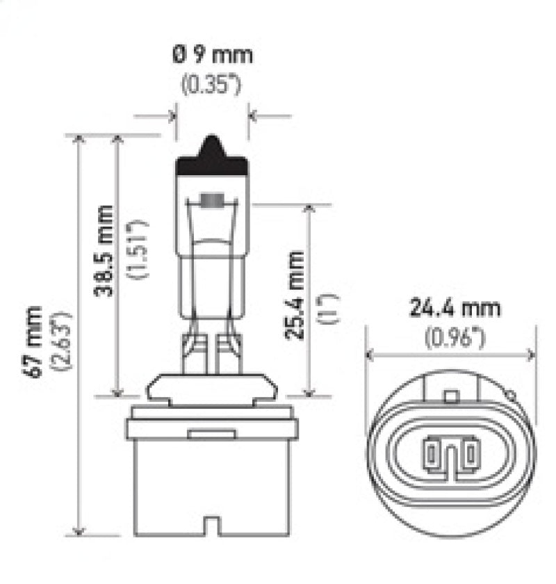Hella Bulb 893 12V 375W Xen Wht Xb (2) - awdtuningtx