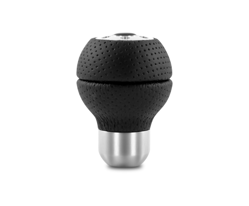 Momo Race Shift Knob - Black Airleather, Aluminum Insert - awdtuningtx
