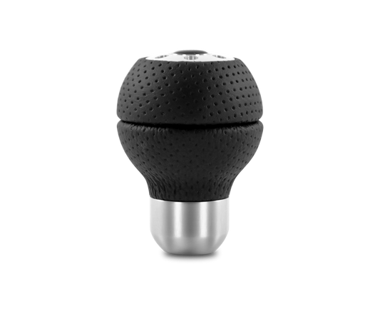 Momo Race Shift Knob - Black Airleather, Aluminum Insert - awdtuningtx