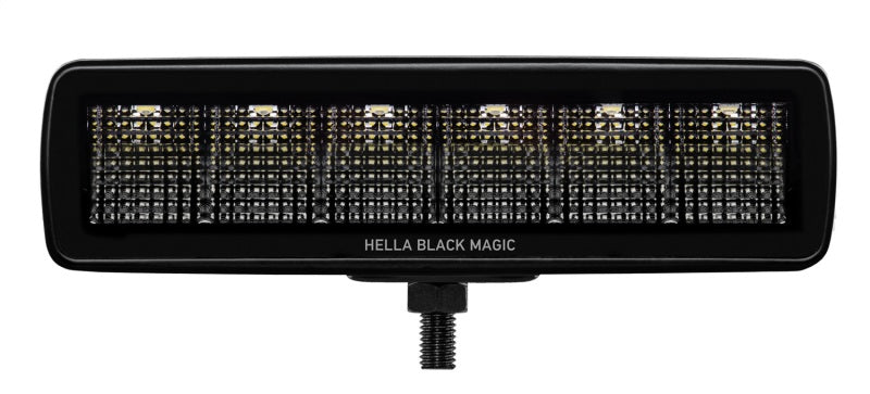 Hella Universal Black Magic 6 L.E.D. Mini Light Bar - Flood Beam - awdtuningtx